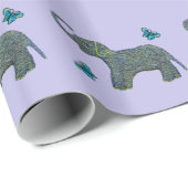 少しヒスイ象 ラッピングペーパー (ロールコーナー)