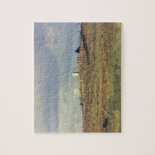 少しビッグホーンの戦場の国有記念物(phot ジグソーパズル (縦)