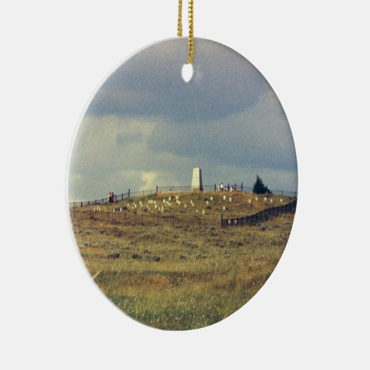 少しビッグホーンの戦場の国有記念物(phot セラミックオーナメント (右)