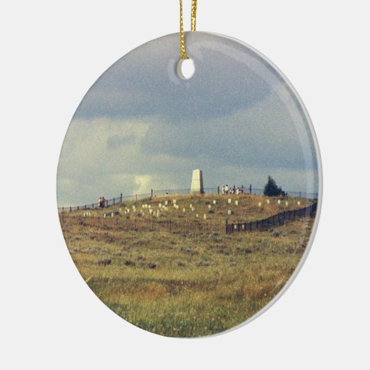 少しビッグホーンの戦場の国有記念物(phot セラミックオーナメント (左)