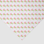 少しピンクの咲くばら色の芽のティッシュペーパー 薄葉紙 (詳細)