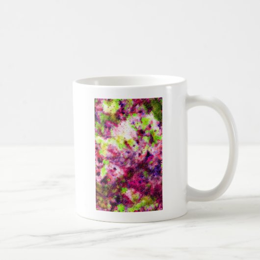 少しピンク、抽象芸術 コーヒーマグカップ (右)
