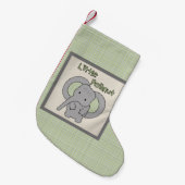 少しピーナツ スモールクリスマスストッキング (正面 (吊り時))