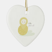 少しピーナツ セラミックオーナメント (右)