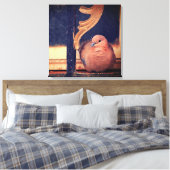 少しフラフ キャンバスプリント (インサイチュ (寝室))