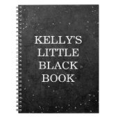 少しブラックリストの黒板のスタイル-個人化して下さい ノートブック (正面)