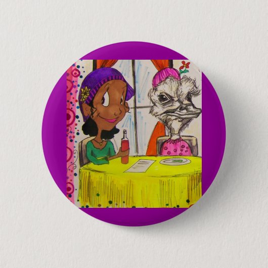 少しブランチPin 缶バッジ (正面)