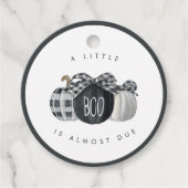 少しブーが来たぞ!ニュートラルベビーシャワー フェイバータグ (正面)