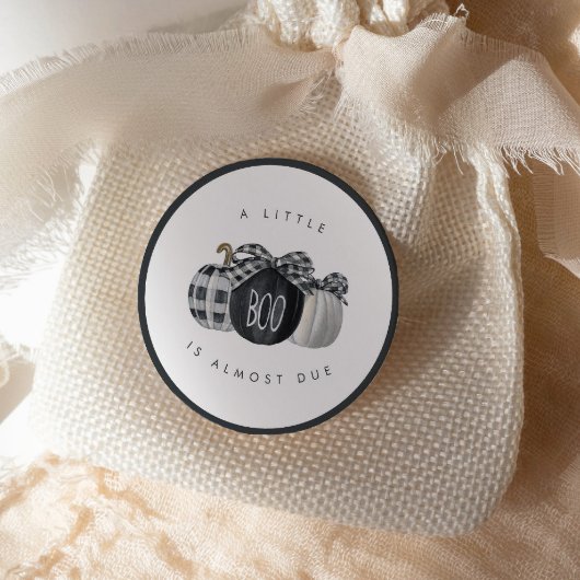 少しブーが来たぞ!ニュートラルベビーシャワー ラウンドシール