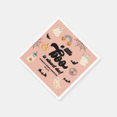 少しブーが来たぞ！ハロウィーンの赤ちゃんシャワー スタンダードカクテルナプキン (角)