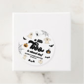 少しブーが来たぞ！ハロウィーンの赤ちゃんシャワー フェイバータグ (インサイチュ)