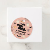 少しブーが来たぞ!ハロウィーンの赤ちゃんシャワー フェイバータグ (インサイチュ)