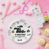 少しブーが来たぞ!ハロウィーンの赤ちゃんシャワー ペーパープレート (パーティー)