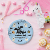 少しブーが来たぞ！ハロウィーンの赤ちゃんシャワー ペーパープレート (パーティー)