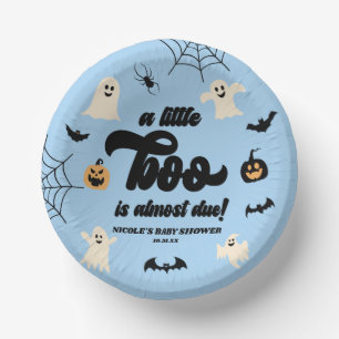 少しブーが来たぞ!ハロウィーンの赤ちゃんシャワー ペーパーボウル