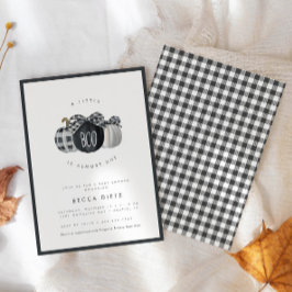 少しブーが来たぞ！プライド赤ちゃんシャワー 招待状