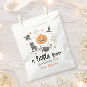 少しブーが来たぞ!赤ちゃんシャワーハロウィーン フェイバーバッグ (クリップ留めされた状態)