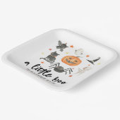 少しブーが来たぞ!赤ちゃんシャワーハロウィーン ペーパープレート (傾斜あり)