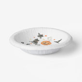 少しブーが来たぞ！赤ちゃんシャワーハロウィーン ペーパーボウル (傾斜あり)