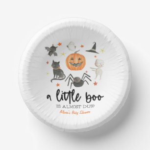 少しブーが来たぞ!赤ちゃんシャワーハロウィーン ペーパーボウル