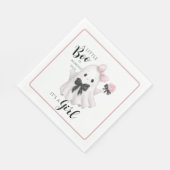 少しブーが近い – ハロウィーン女の子だ スタンダードランチョンナプキン (角)