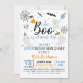 少しブーはほとんど招待状される – Blue/Wh 招待状 (正面)