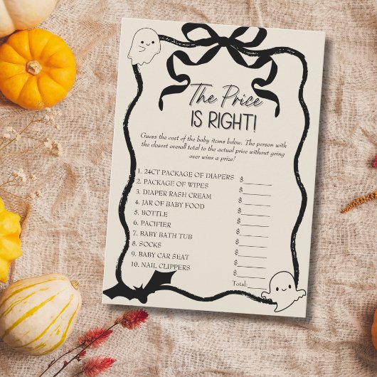 少しブー価格は右のベビーゲームカード 招待状