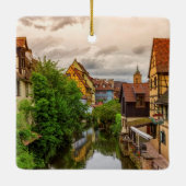 少しベニス、小柄いVenise、コルマールで、フランス セラミックオーナメント (裏面)