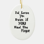 少しペストの医者 セラミックオーナメント (裏面)