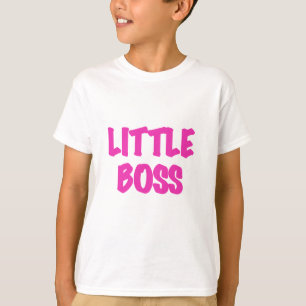 少しボス-ピンクのTシャツおよびギフト Tシャツ