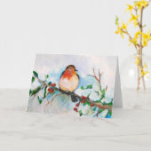 少しロビン カード (黄色い花)