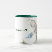 少しロボットの庭の趣味 マグカップ (中央)