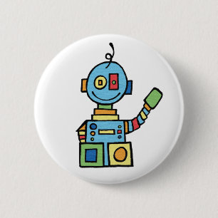 少しロボット 缶バッジ