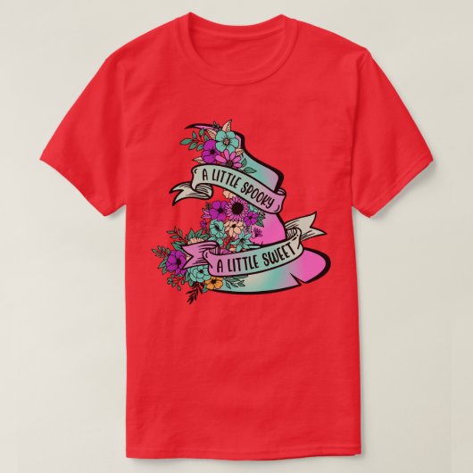 少し不気味甘い Tシャツ (デザイン正面)