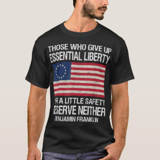 少し与えの間本質的な自由を上げる人々 Tシャツ