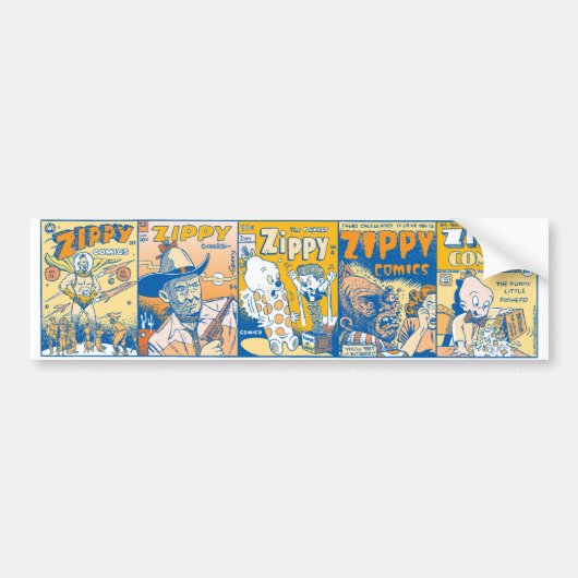 少し元気な漫画カバー バンパーステッカー (正面)