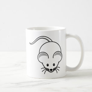 少し写実的なマウス コーヒーマグカップ
