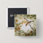 少し創造物Bull頭のShrikes 缶バッジ (正面&裏面)