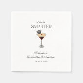 少し卒業し頭が切れるた スタンダードカクテルナプキン (正面)