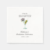 少し卒業し頭が切れるた スタンダードカクテルナプキン (正面)