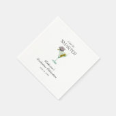 少し卒業し頭が切れるた スタンダードカクテルナプキン (角)