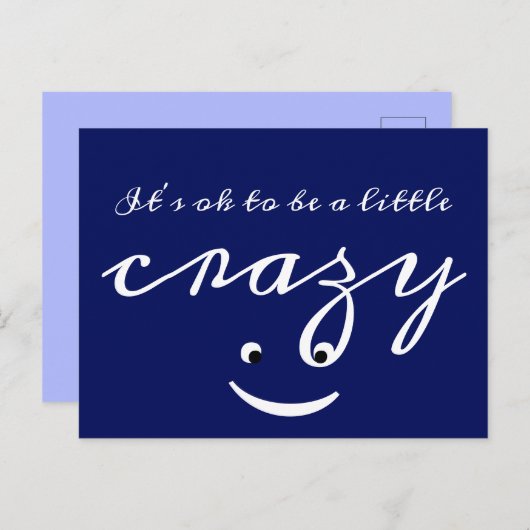 少し可愛くてい熱狂するいおもしろい ポストカード (正面/裏面)
