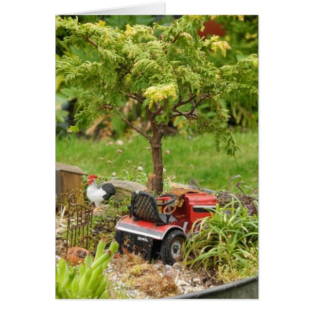 少し国、空白のなカード (正面)