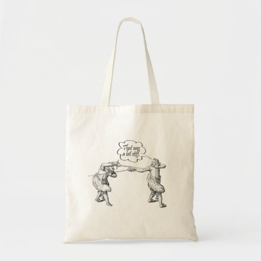 少し堅苦しいトート トートバッグ (正面)