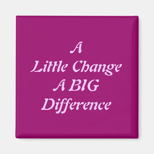 少し変化し、大きな違い マグネット (正面)