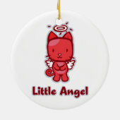 少し天使の…小さい悪魔のオーナメント セラミックオーナメント (裏面)