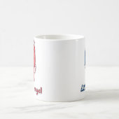 "少し天使の…小さい悪魔"のクラシックなマグ コーヒーマグカップ (中央)