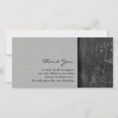 少し天使1の子供のスケッチの悔やみや弔慰は感謝していしています サンキューカード (正面)