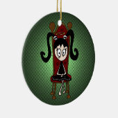 「少し天使」のオーナメント セラミックオーナメント (右)