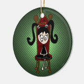 「少し天使」のオーナメント セラミックオーナメント (左)